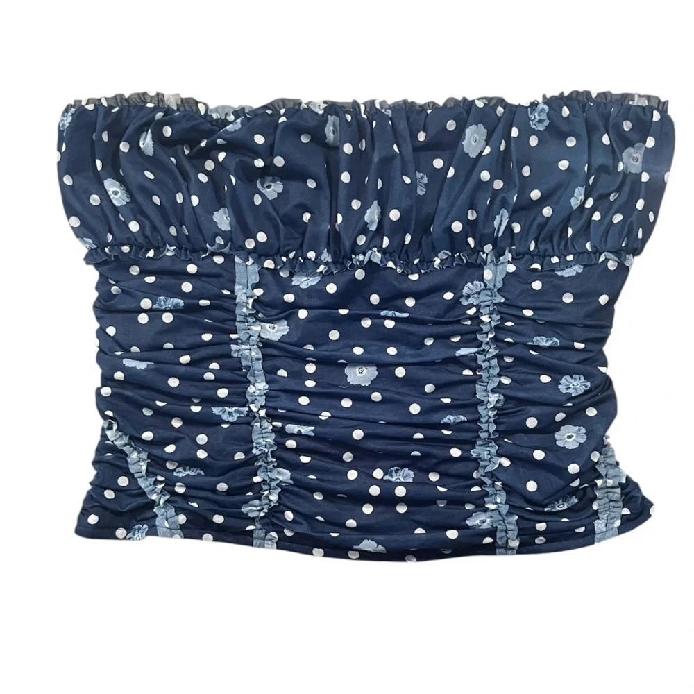 NWT Free People Scottie Printed Tube Top
